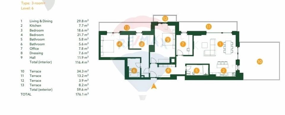 4 room Apartment for sale, Cotroceni area