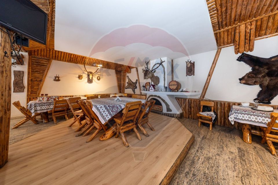 Pensiune cu restaurant și spații comerciale, central Râșnov