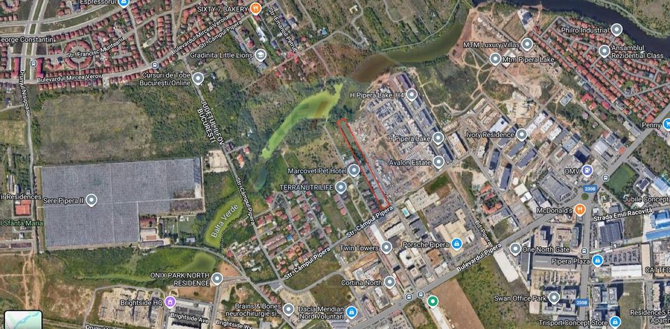 Teren 10,000mp Drumul Campul Pipera