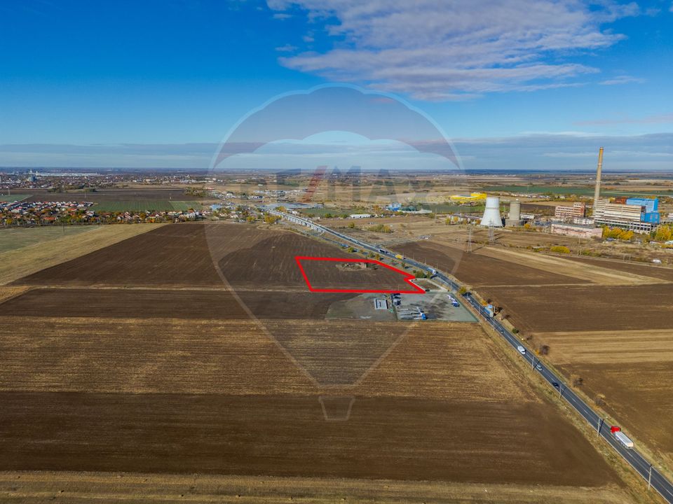 Teren intravilan 13.482 mp pe Centura Nord Arad, front 188 m