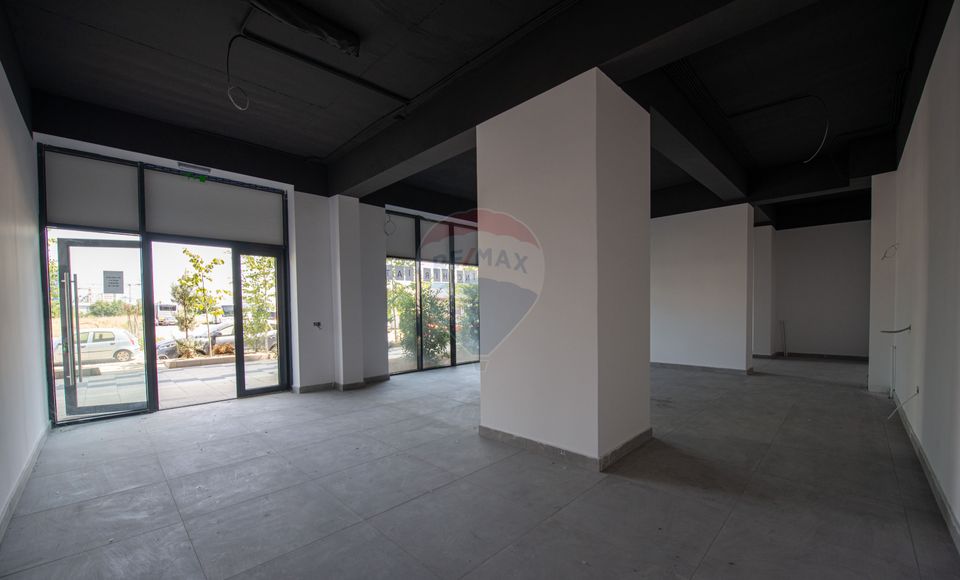 Spatiu comercial de inchiriat 86mp cu vitrina Militari