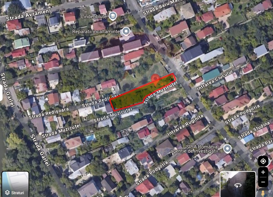 Land 847sqm Strada Constantin Dobrogeanu-Gherea