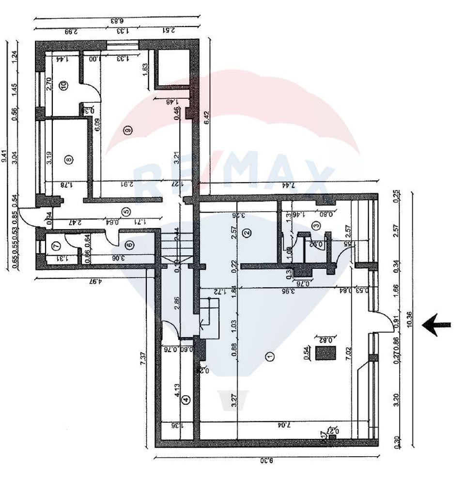 125sq.m Commercial Space for rent, Manastur area