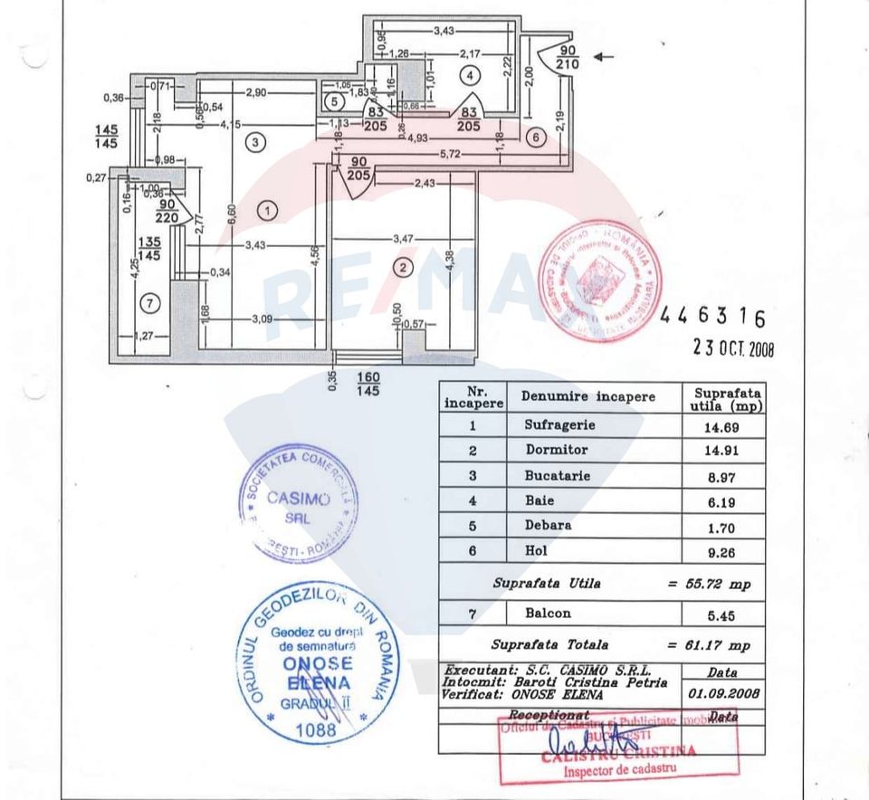 2 room Apartment for sale, Mihai Bravu area
