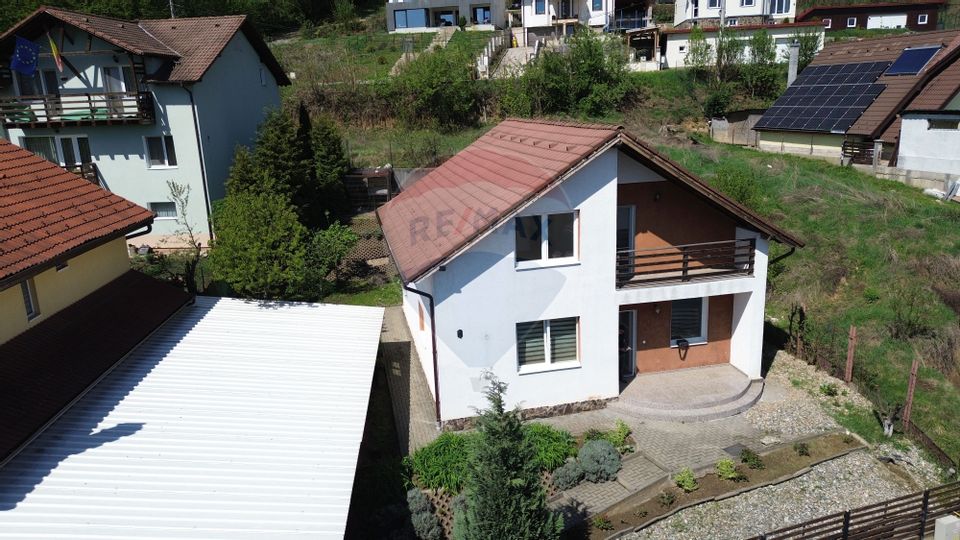 Casă cu vedere spre lac și pădure -deasupra  Barajului Ighis