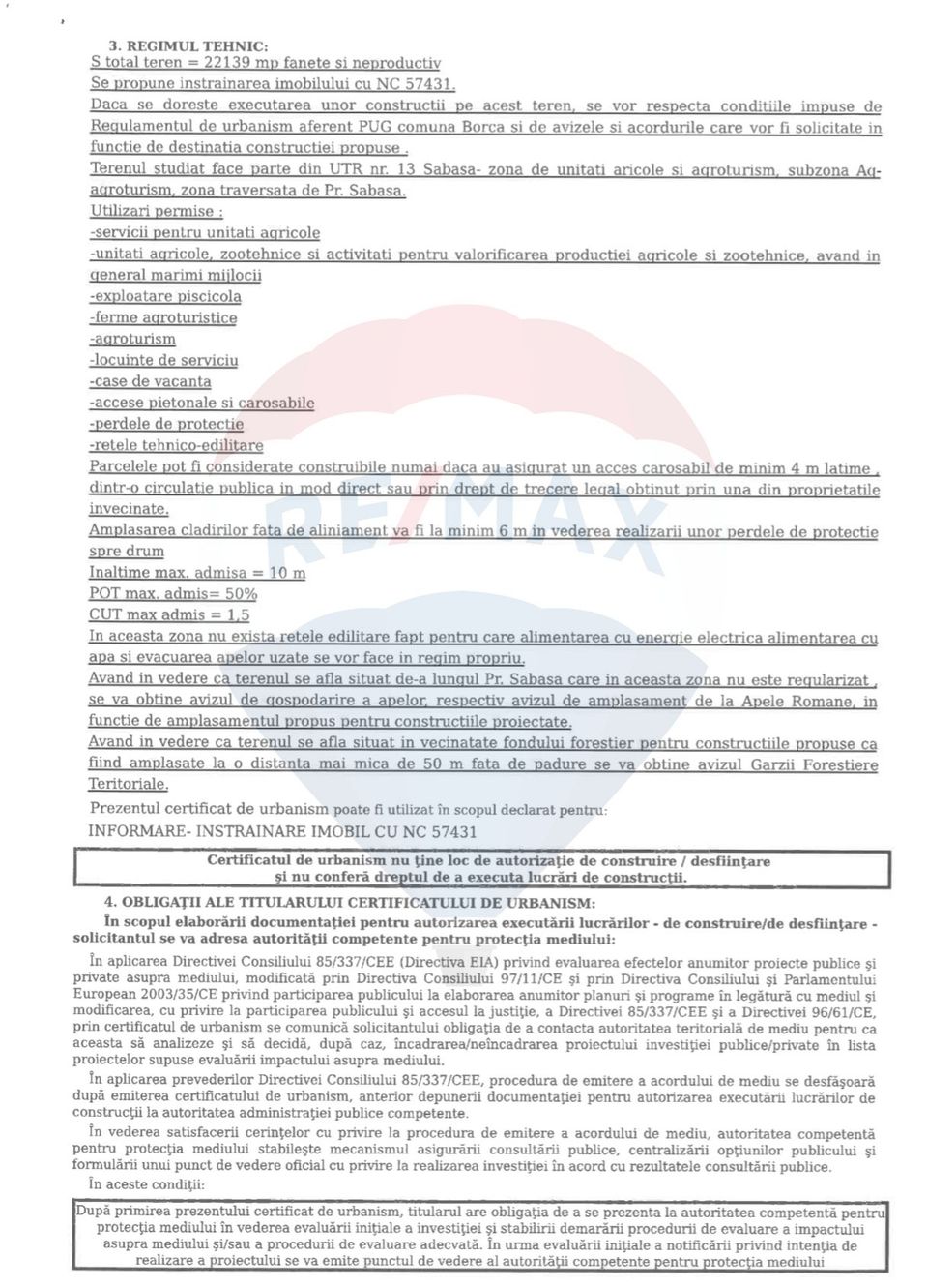 Land 49,000sqm Borca / Strada Vitoria lipan