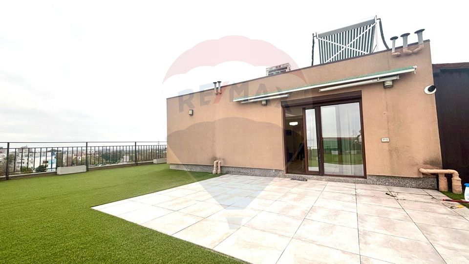 Apartament cu terasa panoramica de 613 mp de inchiriat- Km5 Constanta