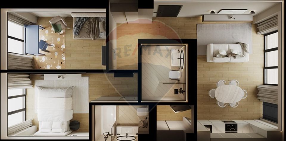 De Vânzare Apartament Cu 3 Camere Complex Nou Pipera Optiuni Parcare