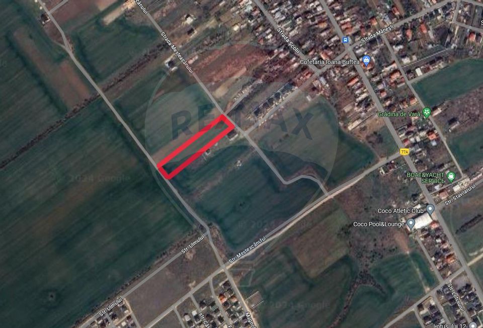 Construction land in Buftea, developing area