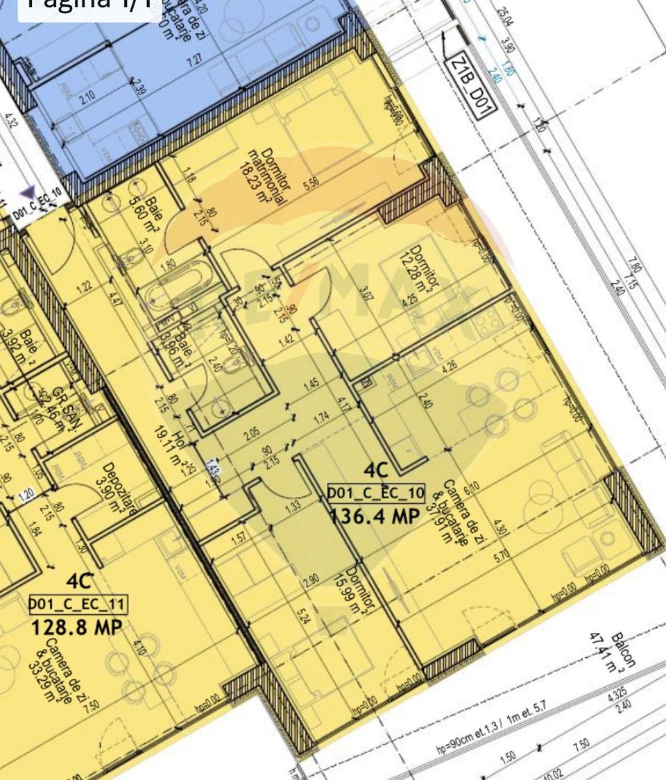 4 room Apartment for sale, Colentina area