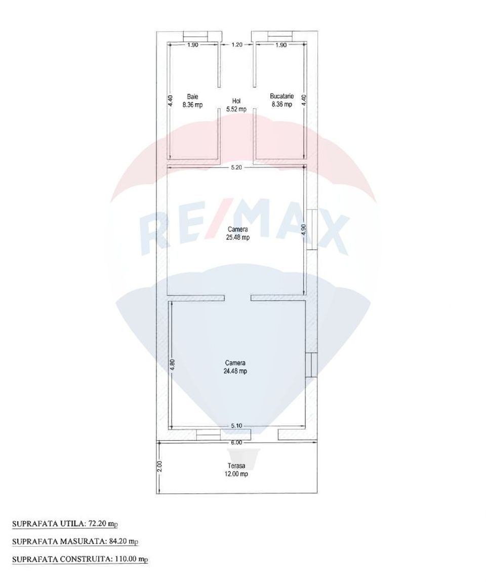 Casă cu 2 camere de vânzare loc. Frumușeni, jud. Arad