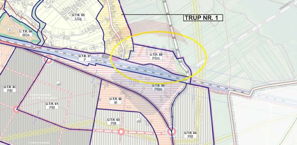 Teren Constructii Industrial Intermodal Intravilan vanzare jud. Alba