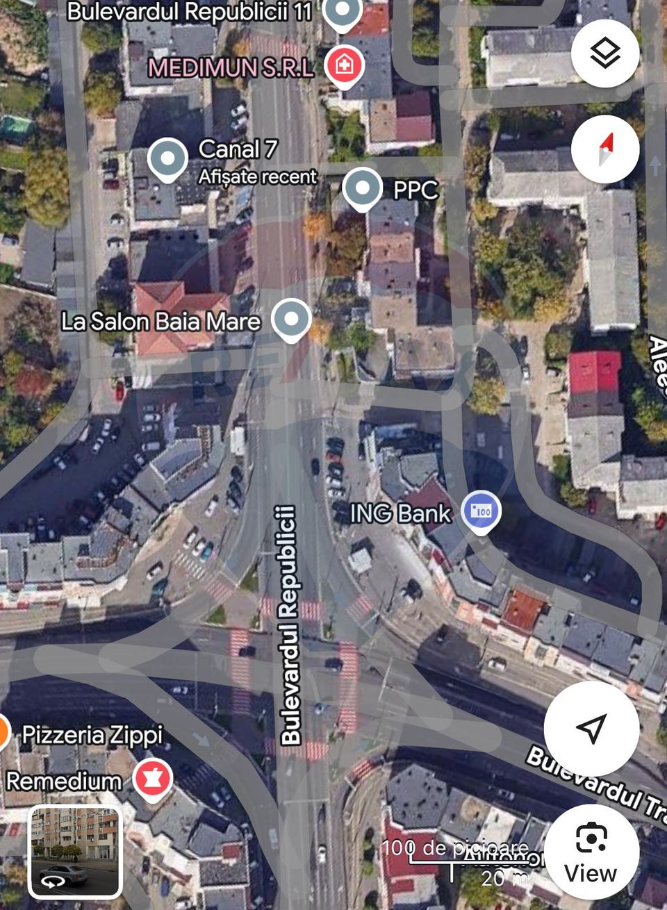 100sq.m Commercial Space for rent, Republicii area