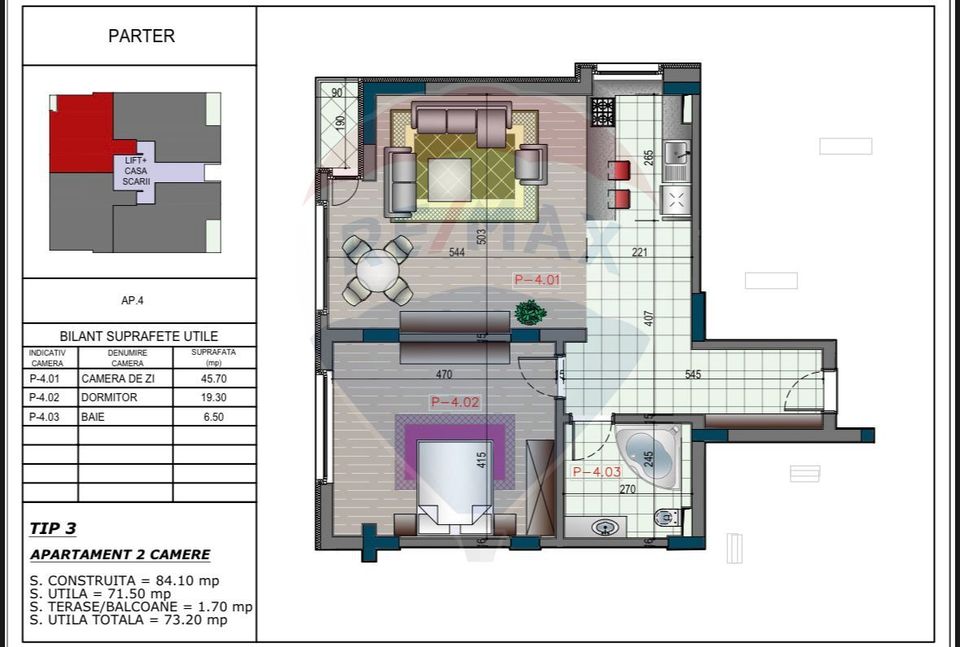 3 room Apartment for sale