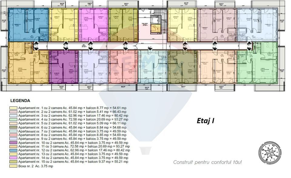 Comision 0% Apartament cu 2 Camere De Vanzare Pret Dezvoltator