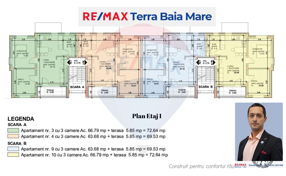 2 room Apartment for sale, Valea Borcutului area