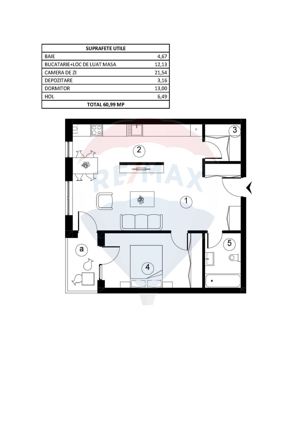 Apartment 2 rooms Sopor