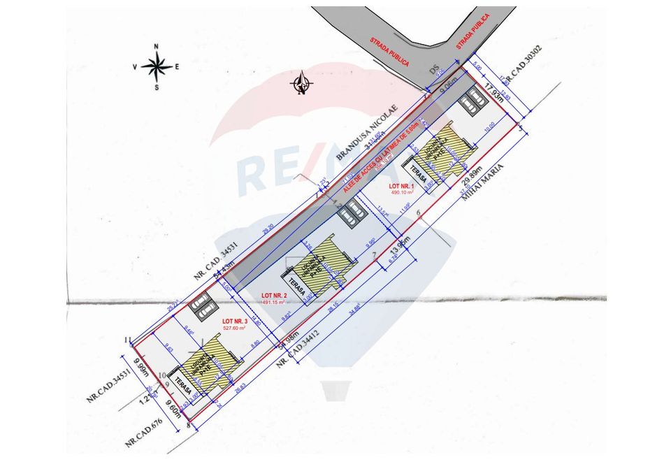 Land 1,865sqm Craiova / Strada Brindusa