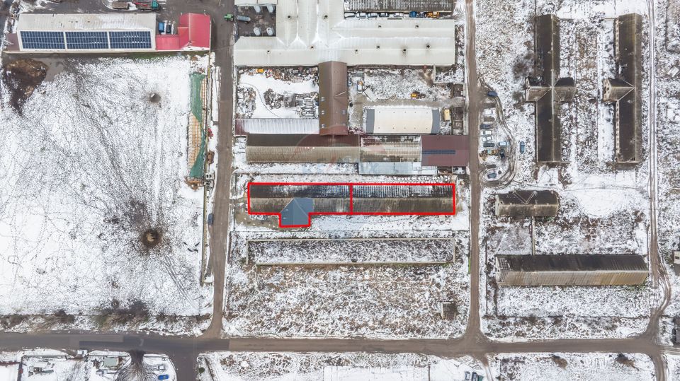 Hala de inchiriat in Codlea de la 100 mp/ideal depozitare & productie