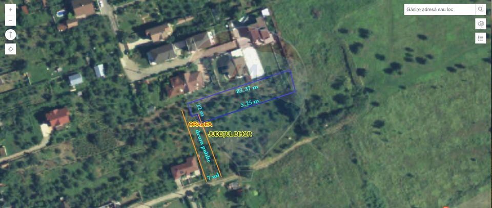 Land 1,401sqm Oradea / Strada Calistrat Hogas
