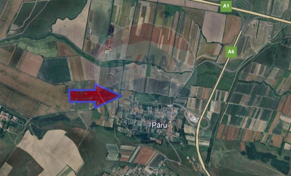 Teren 1,300mp Paru / Soseaua Principala