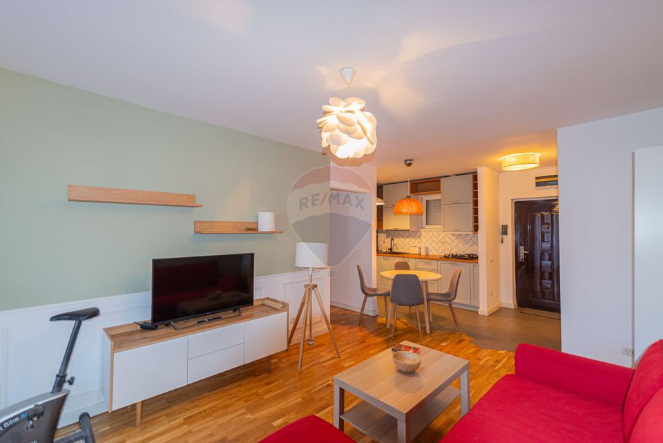 Apartament de închiriat, 43mp, balcon, Gara de nord