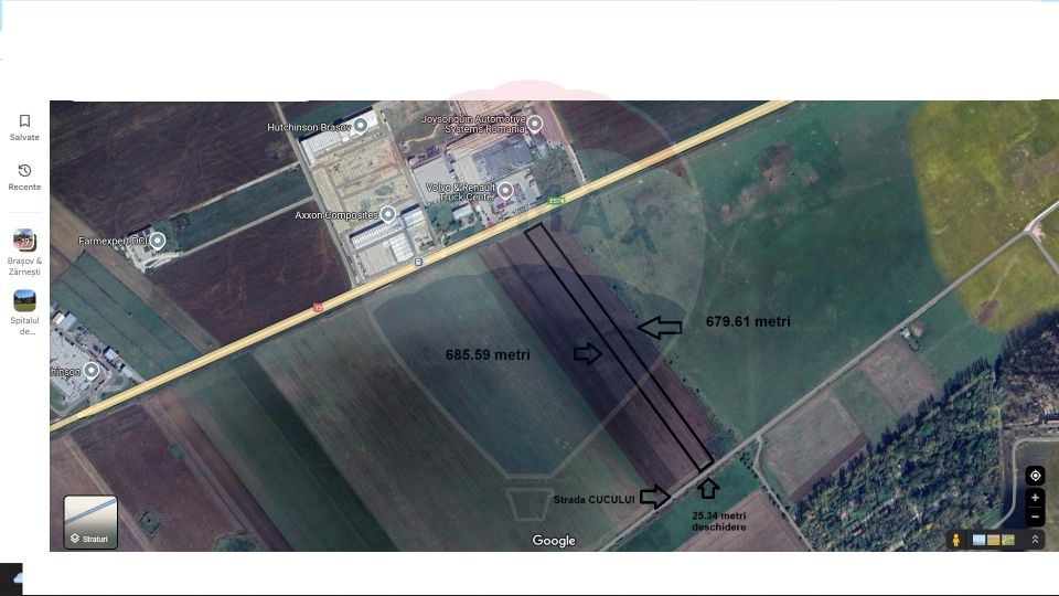 Land 17,300sqm Brasov / Strada Cucului
