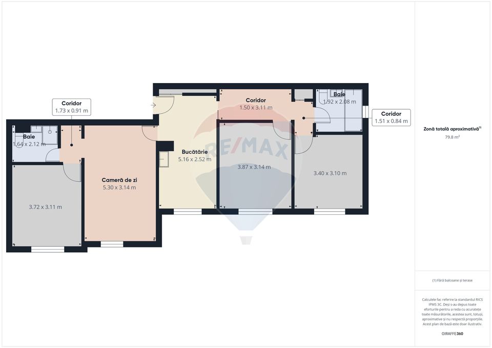 Apartament cu 4 camere de vânzare în zona Rahova