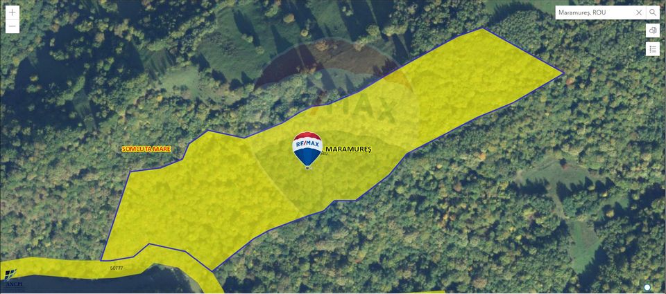 Land 77,600sqm Codru Butesii / Strada Principala