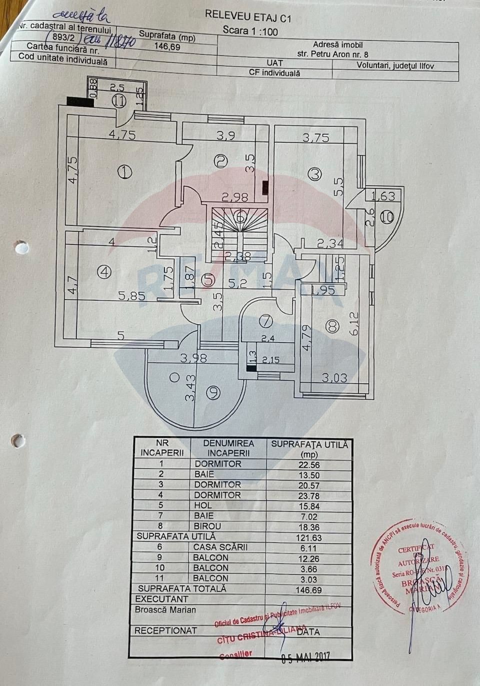 DE INCHIRIAT  Vilă cu 14 camere PIPERA/VOLUNTARI/ROND OMV