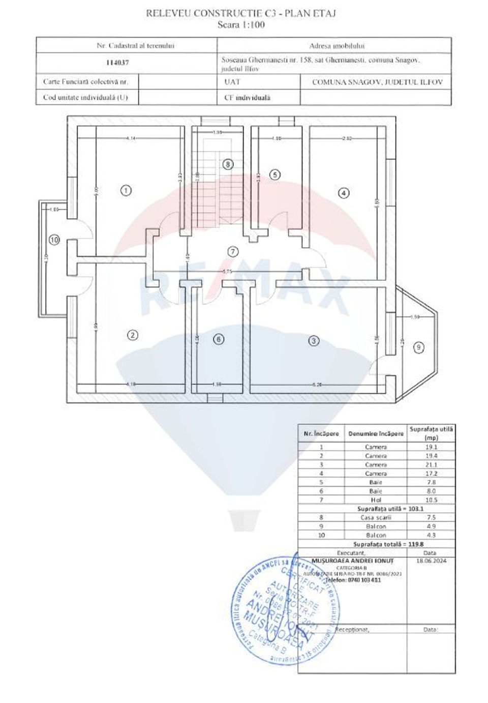 Casă/Vilă cu 6 camere de vânzare în zona Bucuresti Ilfov, Ghermanesti