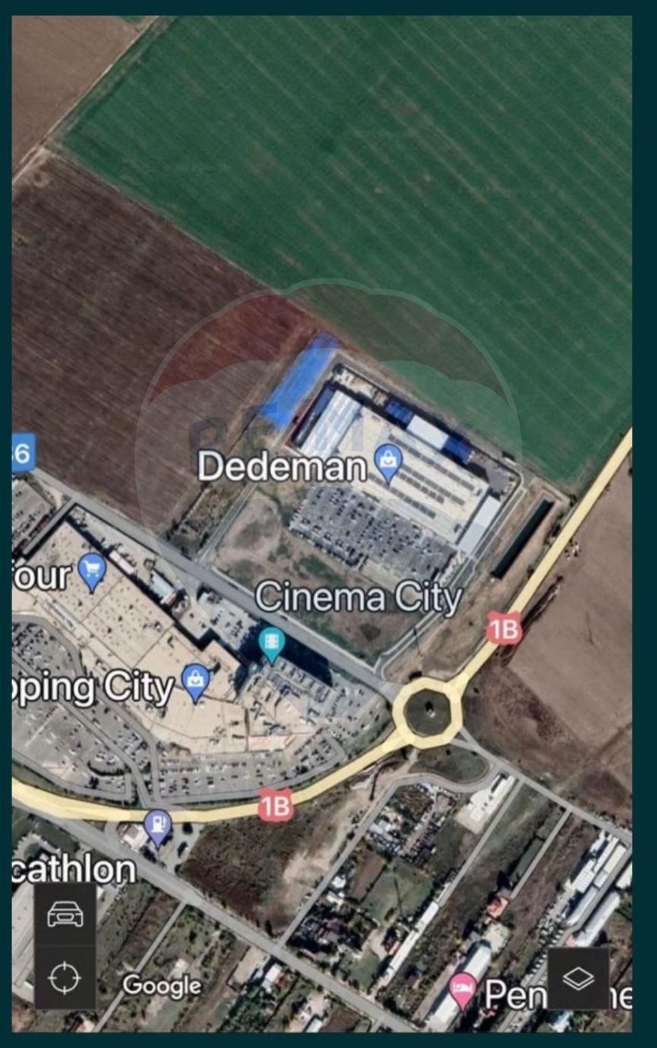 Vanzare Teren 3,759mp Ploiesti Shopping City Mall / DN 1