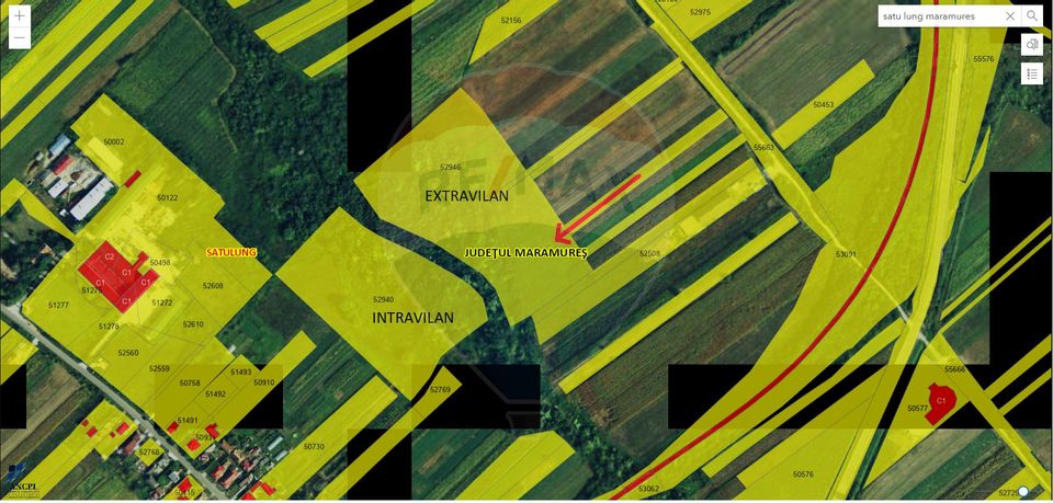 Land 54,000sqm Satulung / Strada Principala