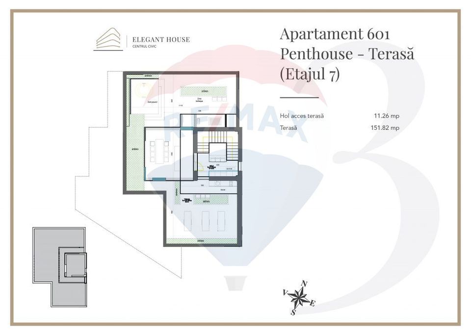 Penthouse de lux cu rooftop și lift privat I Elegant House Brașov