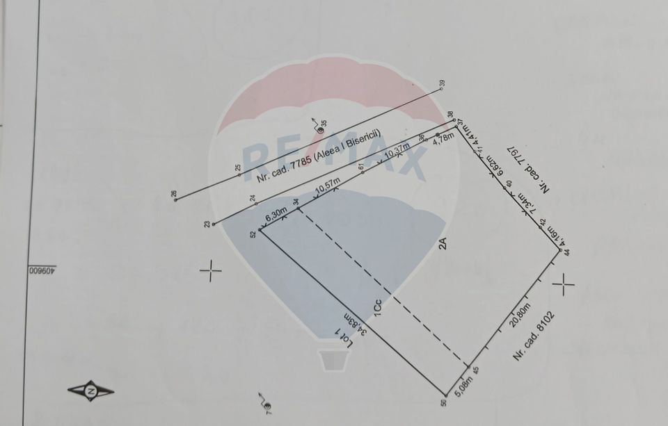 Land 805sqm Mlecanesti / Strada Bisericii
