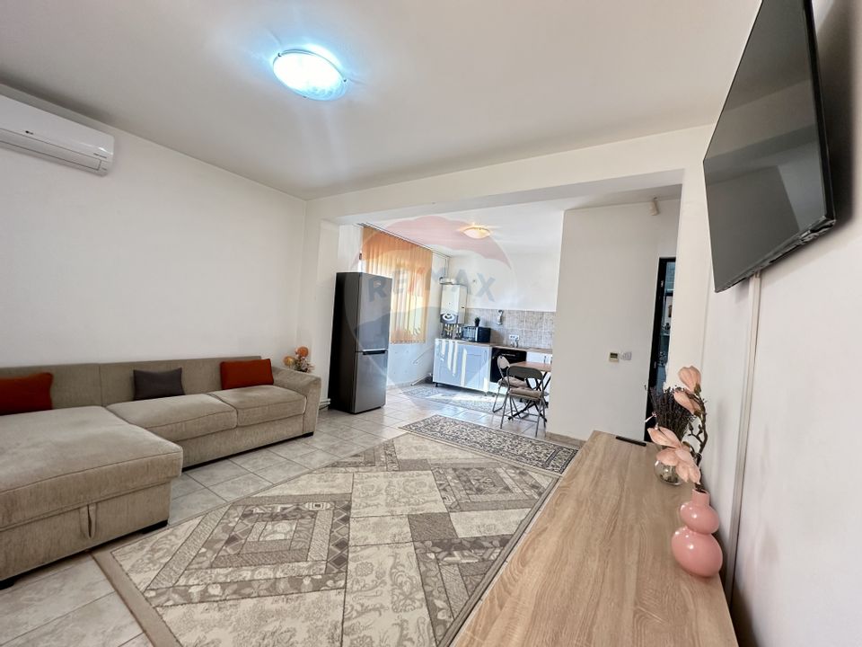 Apartament 2 camere cu teren si garaj pe sos. Bucuresti - Magurele