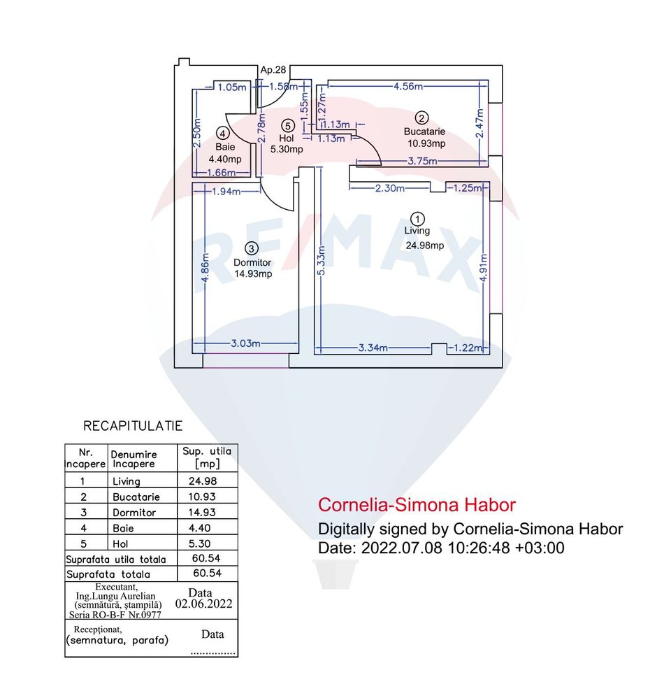 Vanzare apartament 2 camere | Pipera OMV | Aviației | 61 mp | boxă