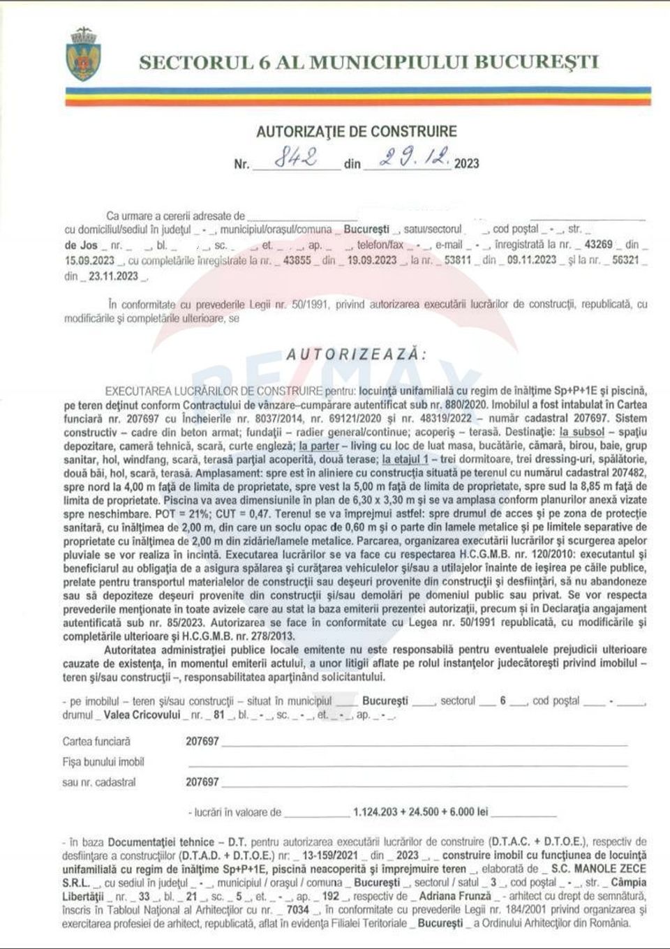 Teren 800 mp cu autorizatie de constructie – Drumul Taberei