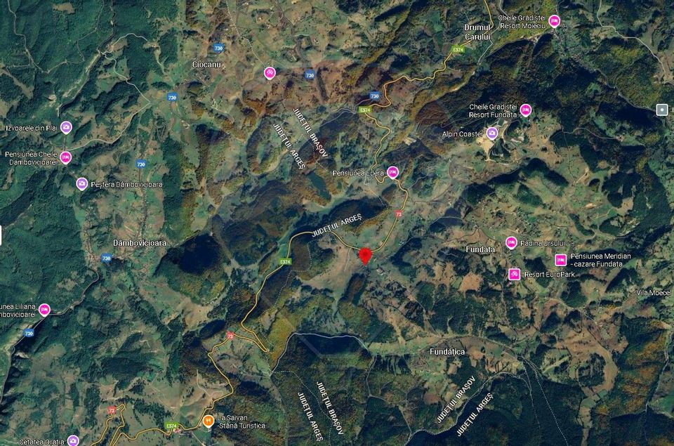 Teren la inaltime, 1034mp, Fundata- cea mai inalta localitate din tara