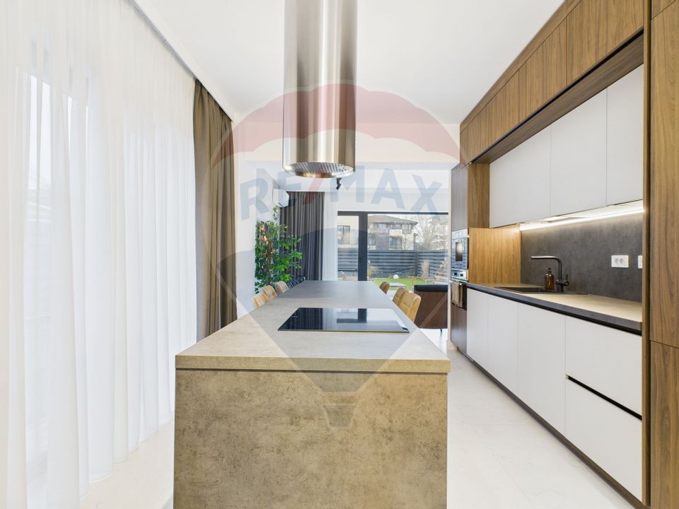 Vila mobilata si utilata complet in Corbeanca / ansamblu cu piscina