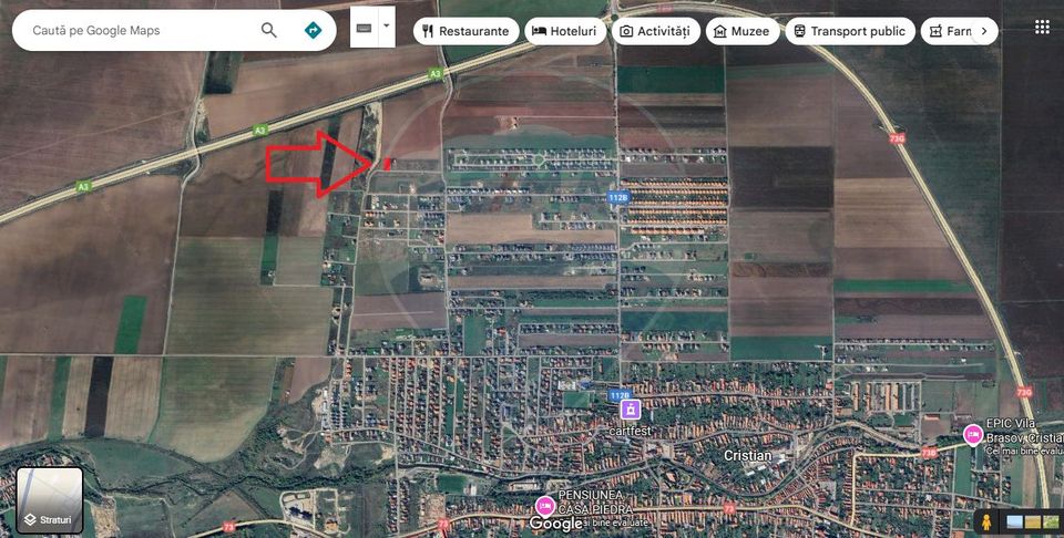 Land 686sqm Cristian / Strada Fara nume