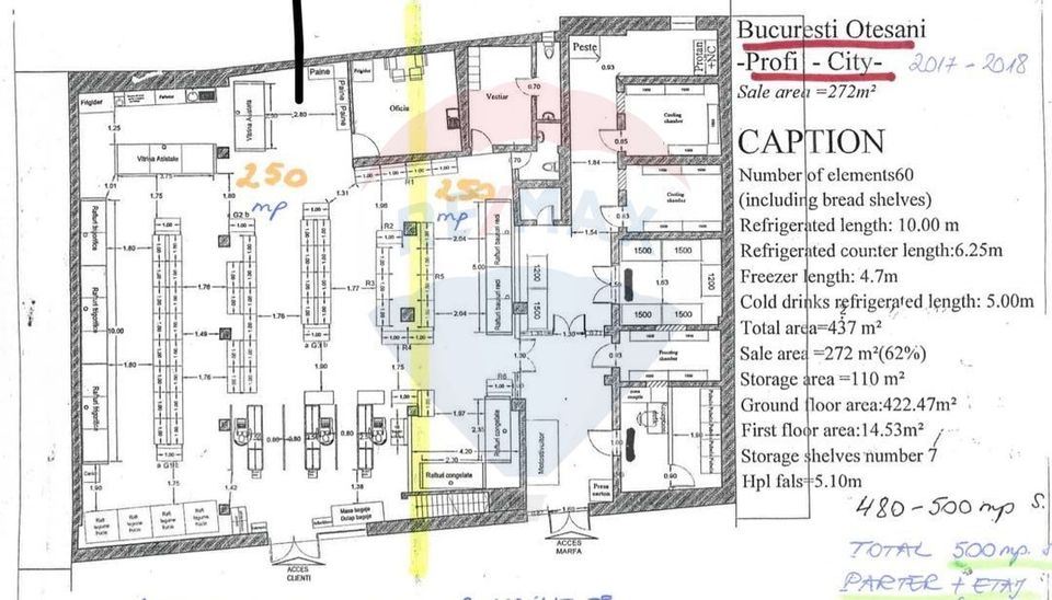 501sq.m Commercial Space for sale, Teiul Doamnei area