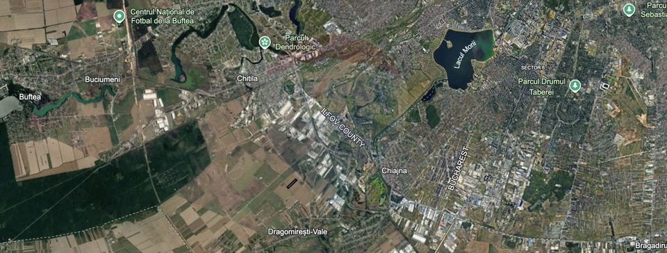 Land 10,000sqm Dragomiresti-Vale / Strada Lalelelor