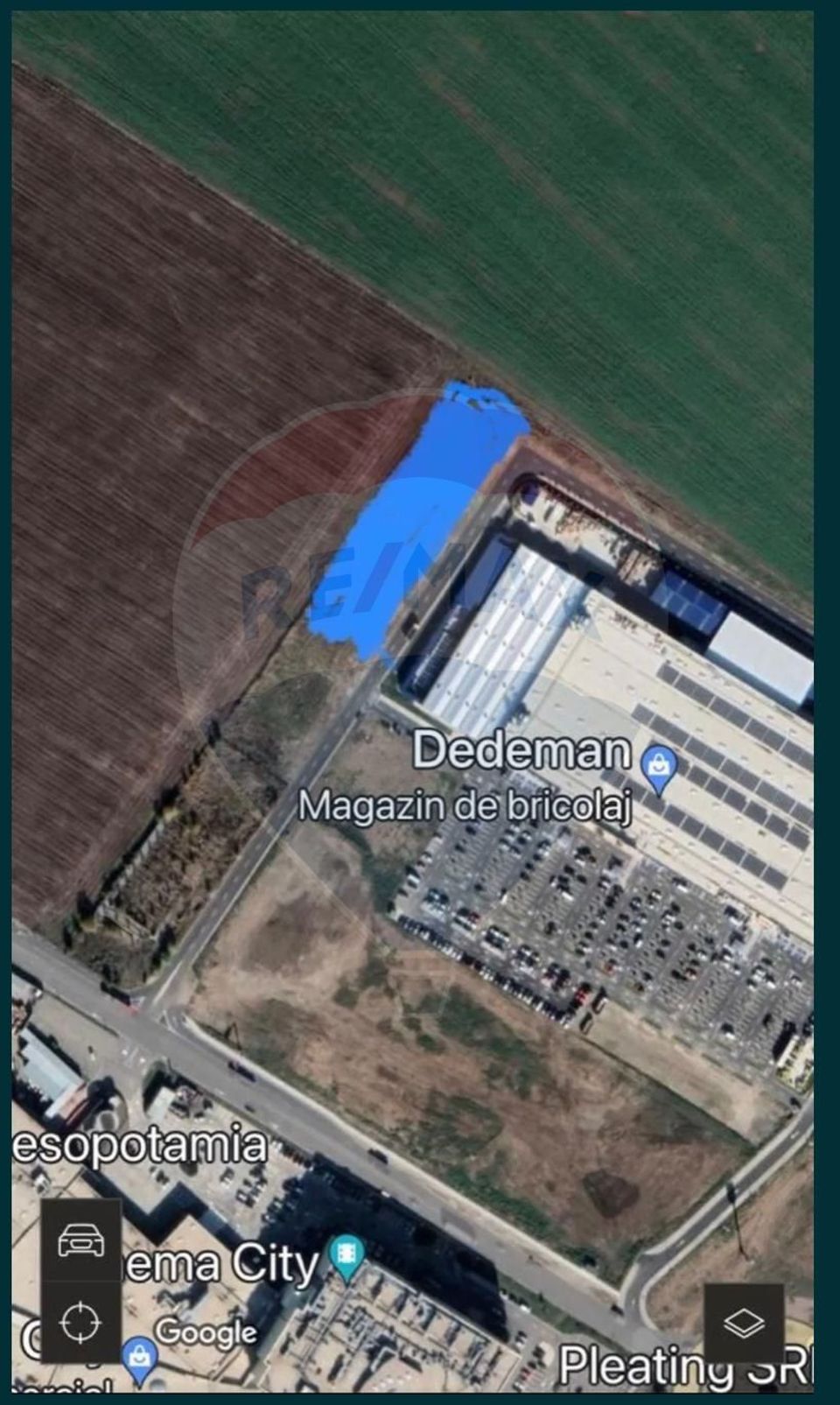 Vanzare Teren 3,759mp Ploiesti Shopping City Mall / DN 1