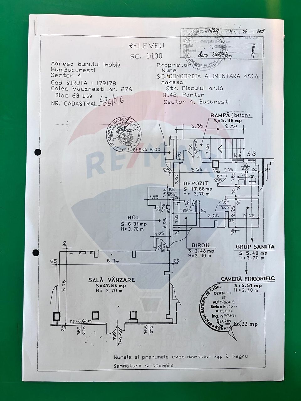86.22sq.m Commercial Space for sale, Vacaresti area