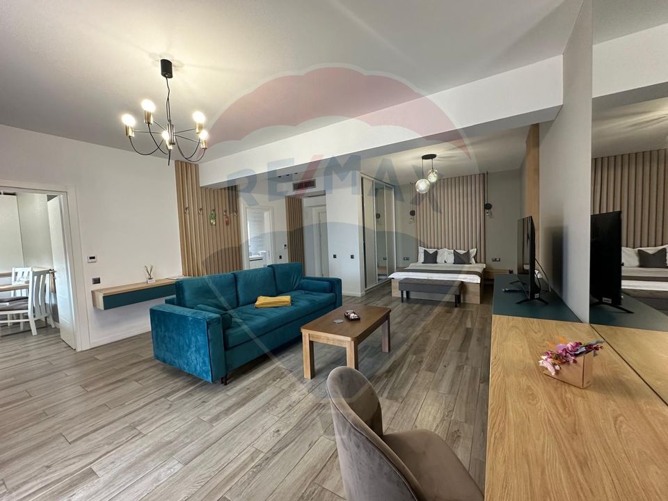 Apartament de lux cu 1 camera tip studio si parcare privata