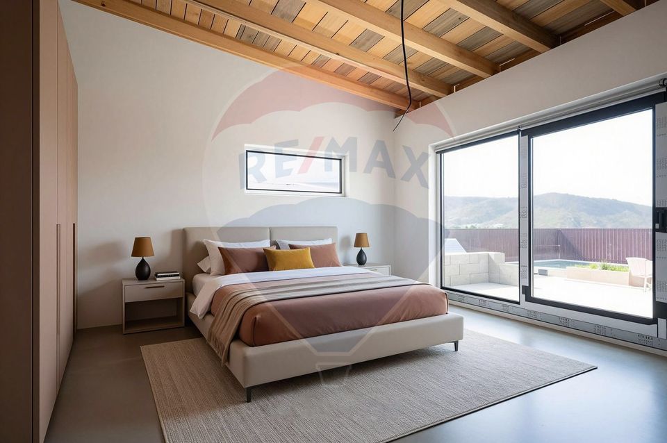 Casă cu 4 camere de vânzare, 130mp utili, teren 600mp in Harman