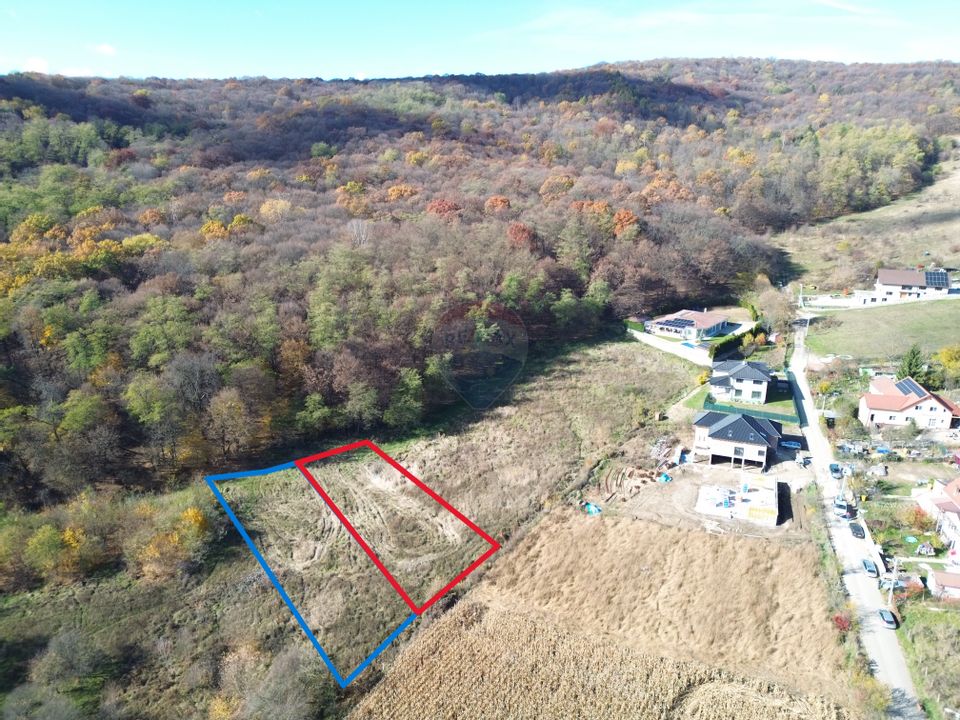 Teren de vânzare – zona Wevern, Medias – 1.222 mp lângă padure