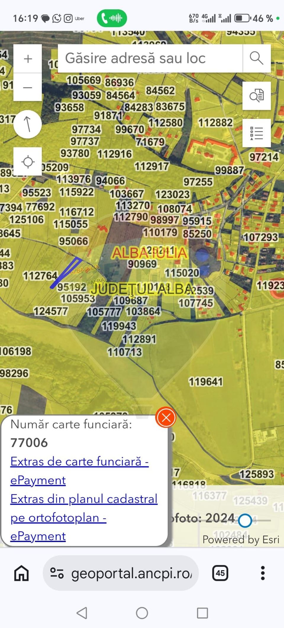Land 1,654sqm Alba Iulia / Strada Lalelelor
