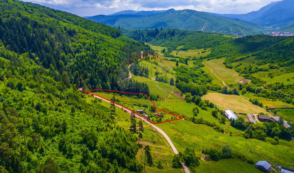 Land 7,400sqm Tarlungeni / Strada secundara